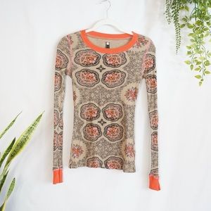 Free People Thermal Long Sleeve Top